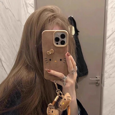 可爱大脸kitty猫手机壳
