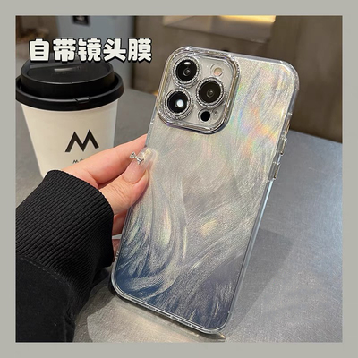 OPPO系列手机壳自带闪粉镜头膜