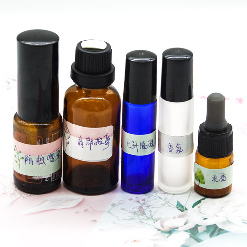 小清新防水防油手写瓶贴标记贴纸