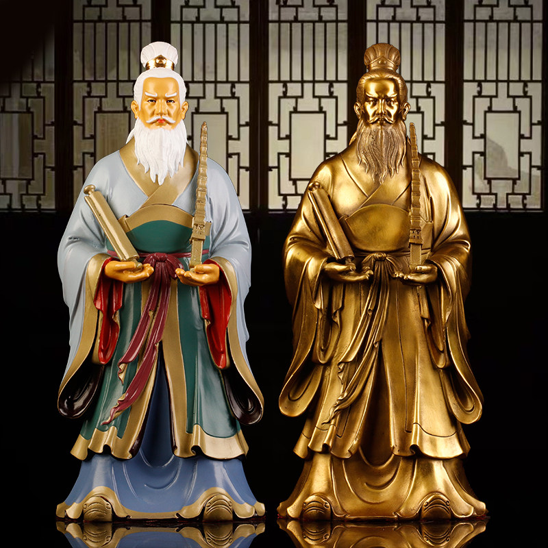 台湾纯铜姜子牙封神榜供奉摆件