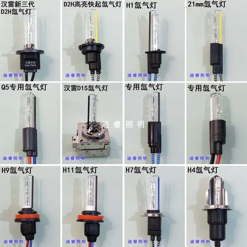 热销高亮快起氙气灯D2H H1 H4 H7 H9 H11 21mmQ5海5专用氙气灯泡