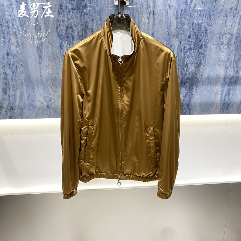 男士双面穿轻奢薄款夹克