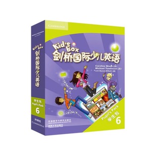 外研社正版】Kid's Box剑桥国际少儿英语6学生包kb6级学生包第一版含序列号点读版适合小学五六年级少儿英语教材6级9787513503839