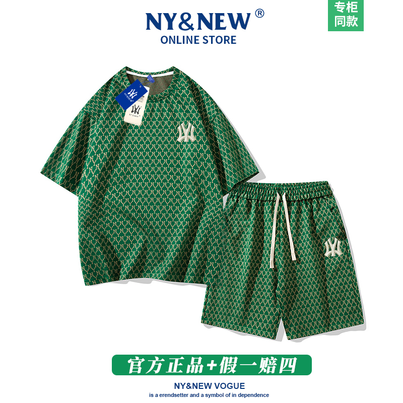 NY&NEW情侣短袖夏季运动休闲套装