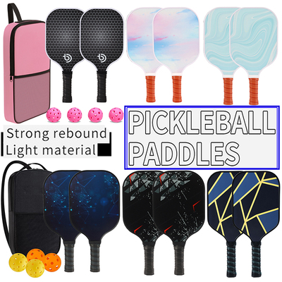 Pickleball玻璃纤维pi克球拍套装