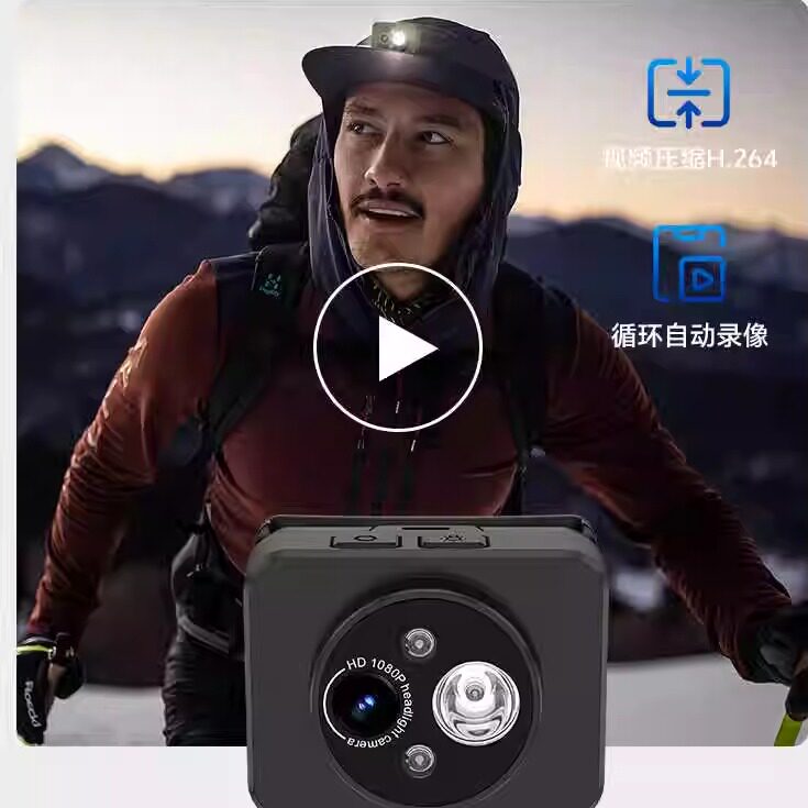 运动相机TKCAMLED照明骑行摄像机