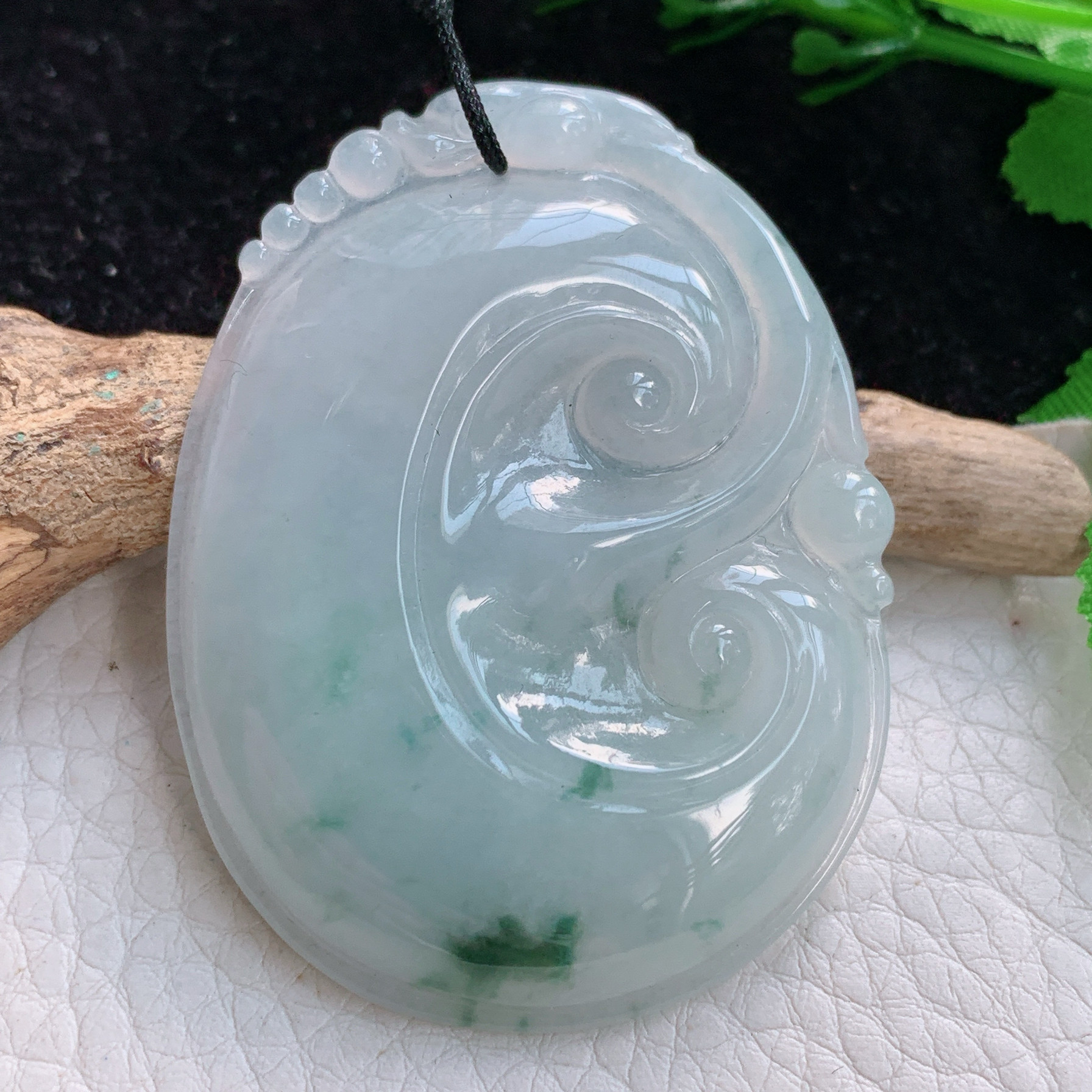 zen实拍53.8*41*6缅甸翡翠吊坠细润飘花大如意 事事顺玉坠 玉挂件,珠宝/钻石/翡翠,颈饰,淘宝优惠券,粉丝福利购,淘宝优惠卷