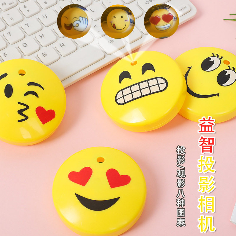 可爱卡通表情投影仿真照相机3-6岁宝宝益智早教玩具幼儿园小奖品