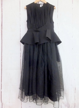 noir kei ninomiya COMME des GARCONS 暗黑系连衣裙