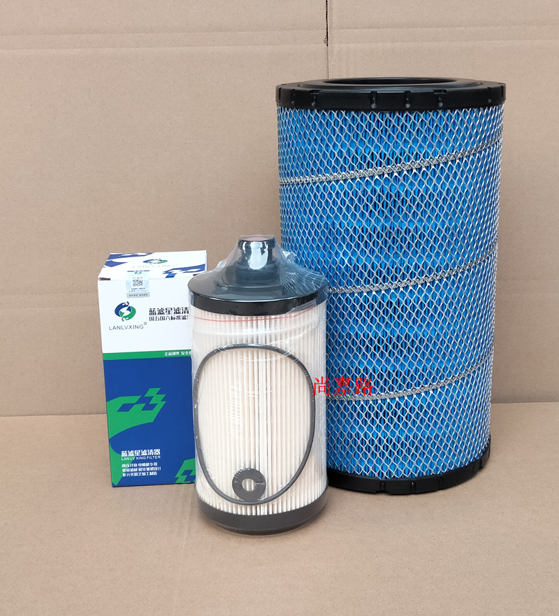 适配福田时代金刚728货车国六空气滤芯机油格滤芯柴油滤清器配件