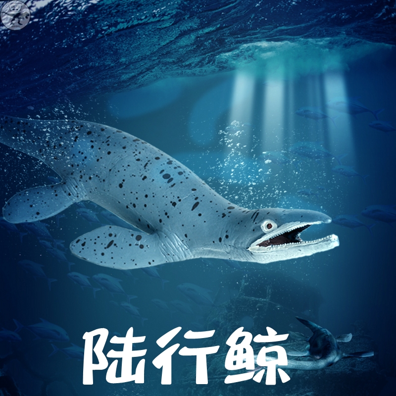 儿童恐龙模型陆行鲸玩具巨齿鲨