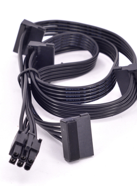 海韵km3系列模块线 6Pin PCIE 显卡电源口转3 4口 15Pin SATA IDE