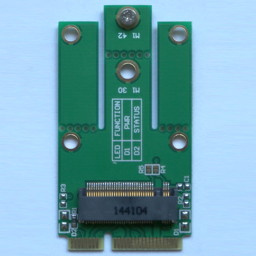E Key NGFF无线网卡转接mini pcie A+E m2转mini pci-e