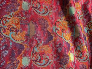 饰布改良旗袍汉服布料宋锦蜀锦高端 装 煌瑾纹织锦缎面料新中式 服装