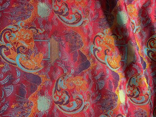 煌瑾纹织锦缎面料新中式服装装饰布改良旗袍汉服布料宋锦蜀锦高端