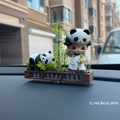 diy临时停车牌原创手工DIMOO摆件