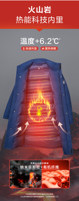 足力健白鹅绒服保暖外套连帽日常