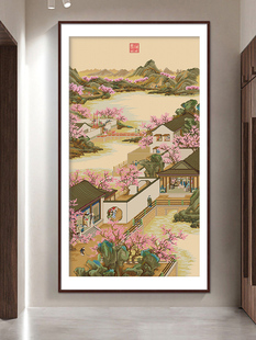 十字绣2025新款线绣雍正十二月三月客厅玄关手工自己绣新中式国风