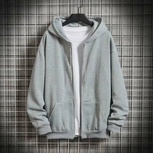 Trendy Winter Jacket Hooded Drawstring Warm Plus Size Casual