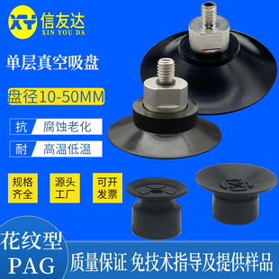 20A 15A PAG 10B 20B花纹型机械手配件 扁平薄型吸盘PAG 15B 10A