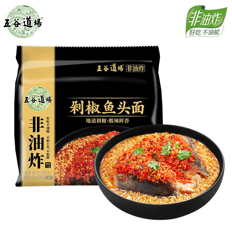 五谷道場非油炸方便面