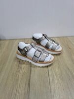 Pure Original Foreign Trade summer women's sandals made of cowhide fabric, thick-soled casual Roman sandals, 36-41 size large women's shoes thumbnail 4