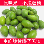 新鲜青橄榄果2号品种1000g肉脆嫩化渣原味果福建潮汕特产不泡糖精