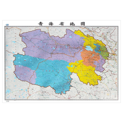青海省地图2022年新版高清防水