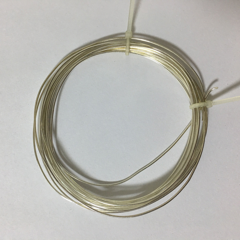 圆形纯银线1.0 纯银丝DIY纯银配件足银线材 银首饰加工焊接专用