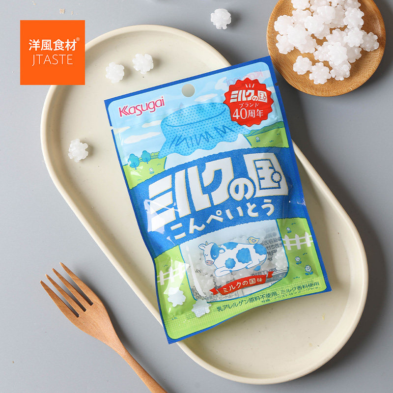 新品 日本进口食品 春日井 牛奶味金平糖 30g 办公室休闲小零食