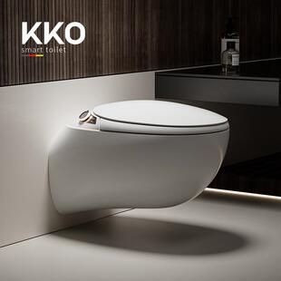 KKO壁挂蛋形全自动嵌入式K6智能马桶墙排隐藏泡沫盾小户型坐便器