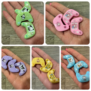 亚克力三丽鸥游戏手柄百搭甜美可爱DIY手机包链钥匙扣配饰