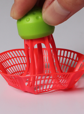 正品VICTOR胜利户外羽毛球AirShuttle塑料球尼龙球稳定耐打3只装