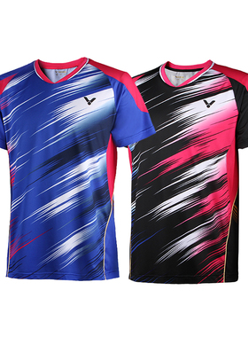 断码特价促销胜利VICTOR羽毛球服韩国队大赛服T6500/6600男女款