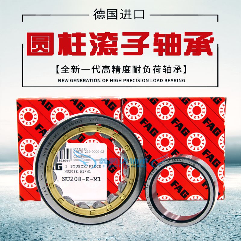 FAG德国轴承NJ2308 NJ2309 NJ2310 NJ2311 NJ2312E.M1 E.TVP2 C3