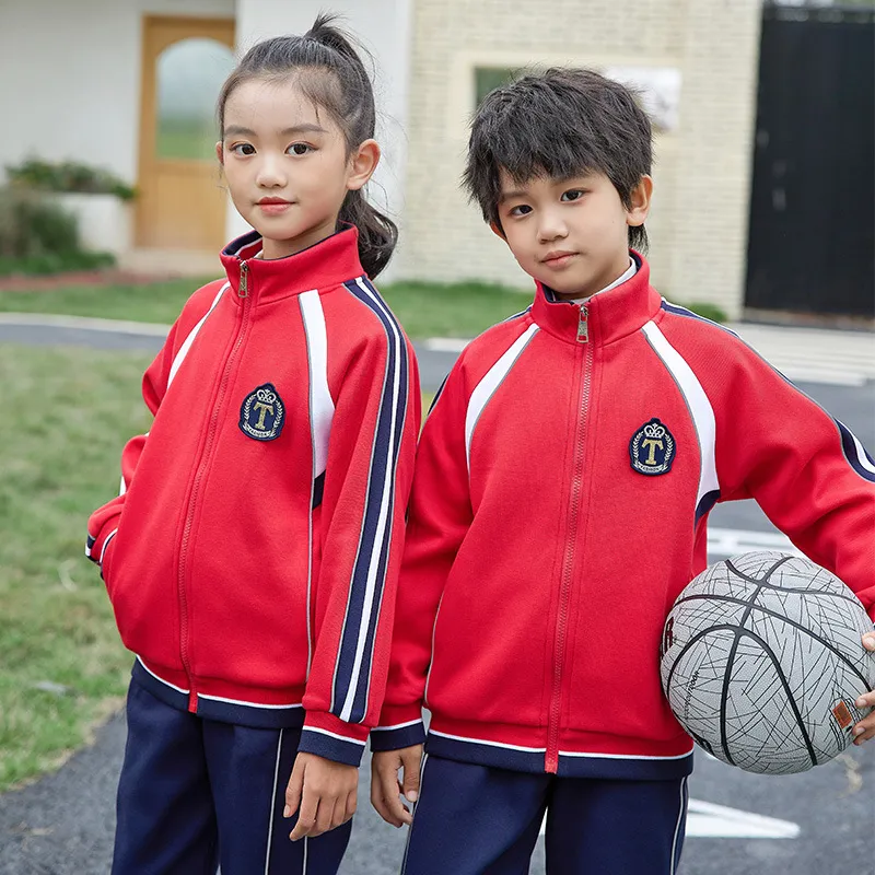 幼儿园园服男女童小班服儿童加绒加厚秋冬款运动校服两件套装