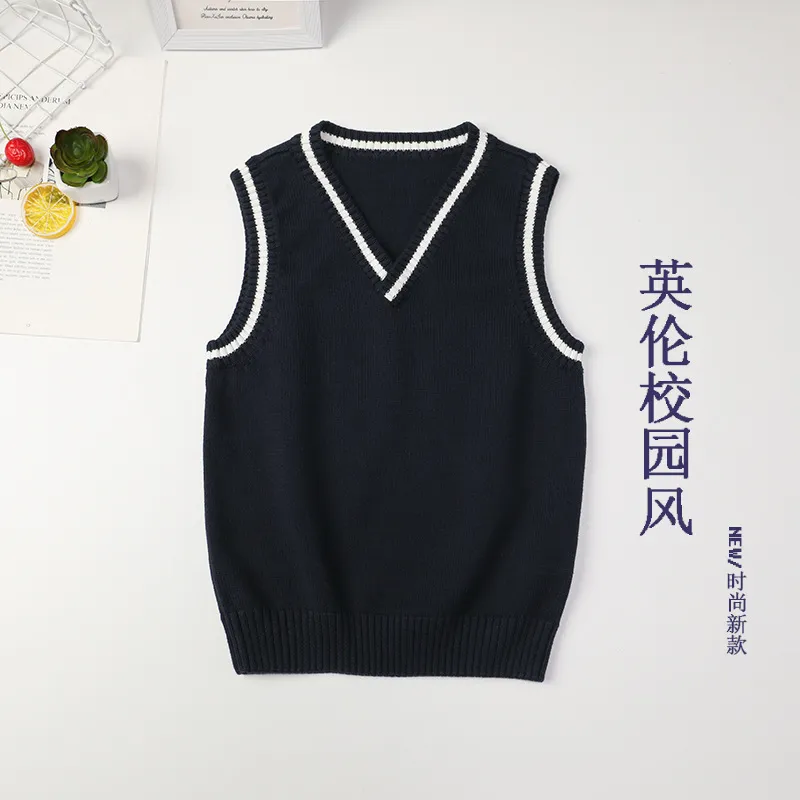 中小校服毛衣背心藏青色儿童马甲男女童毛衣外套,运动服/休闲服装,健身裤,淘宝优惠券,粉丝福利购,淘宝优惠卷