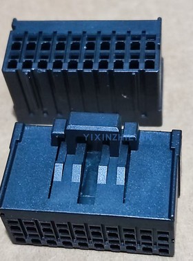 JST连接器 JST J21DF-20V-KX-L 黑色20P胶壳 原装 2.5mm间距塑壳