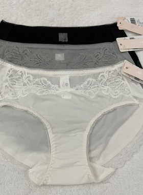 依曼丽 YC19618 花边轻薄舒适包臀易干中低腰平角裤