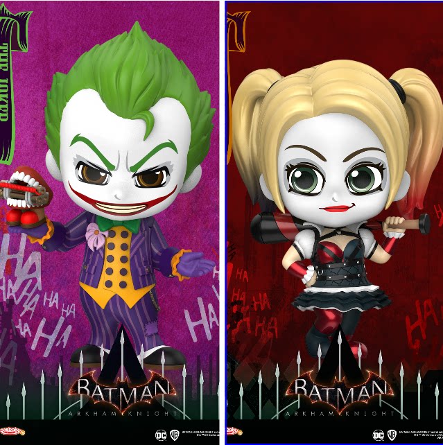 hottoys cosb674-675  蝙蝠侠 阿甘骑士 小丑 小丑女