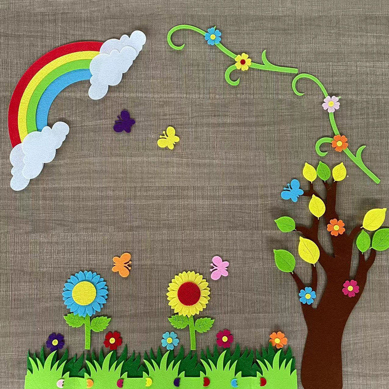 幼儿园小学墙贴教室班级主题文化墙装饰黒板墙面区角环境创意布置