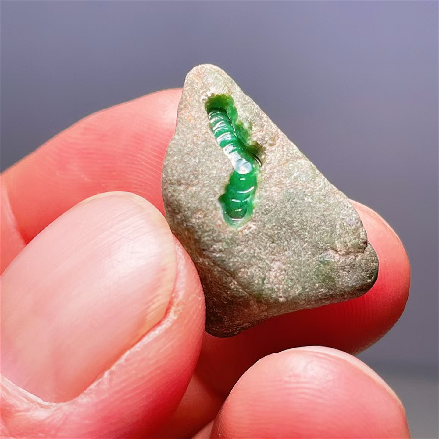 精品缅甸天然翡翠原石色料