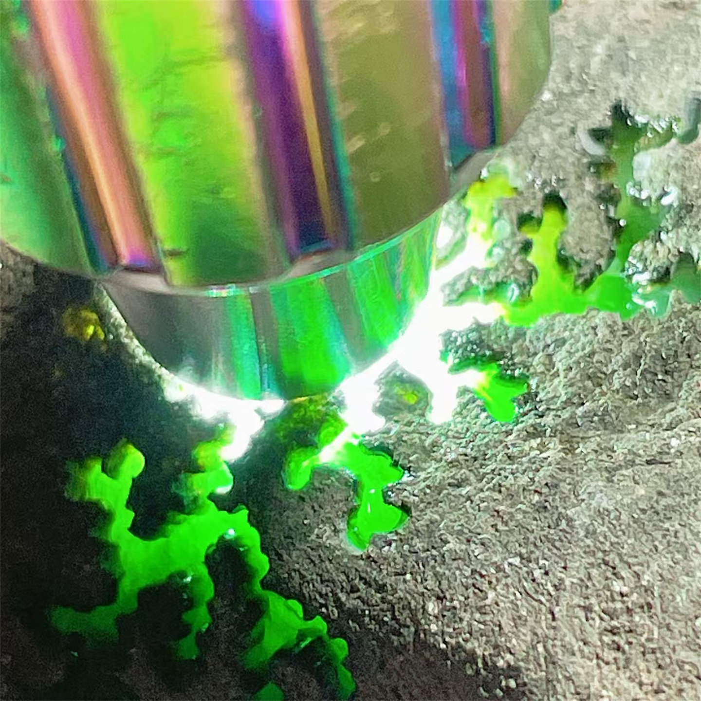 A25 精品缅甸天然翡翠原石老坑后江场口色料牌子料 重378克