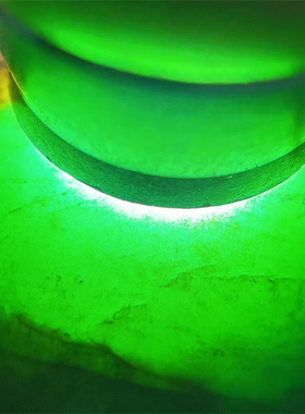 R32390 缅甸天然翡翠原石老坑木那场口飘花手镯料 重3.2公斤