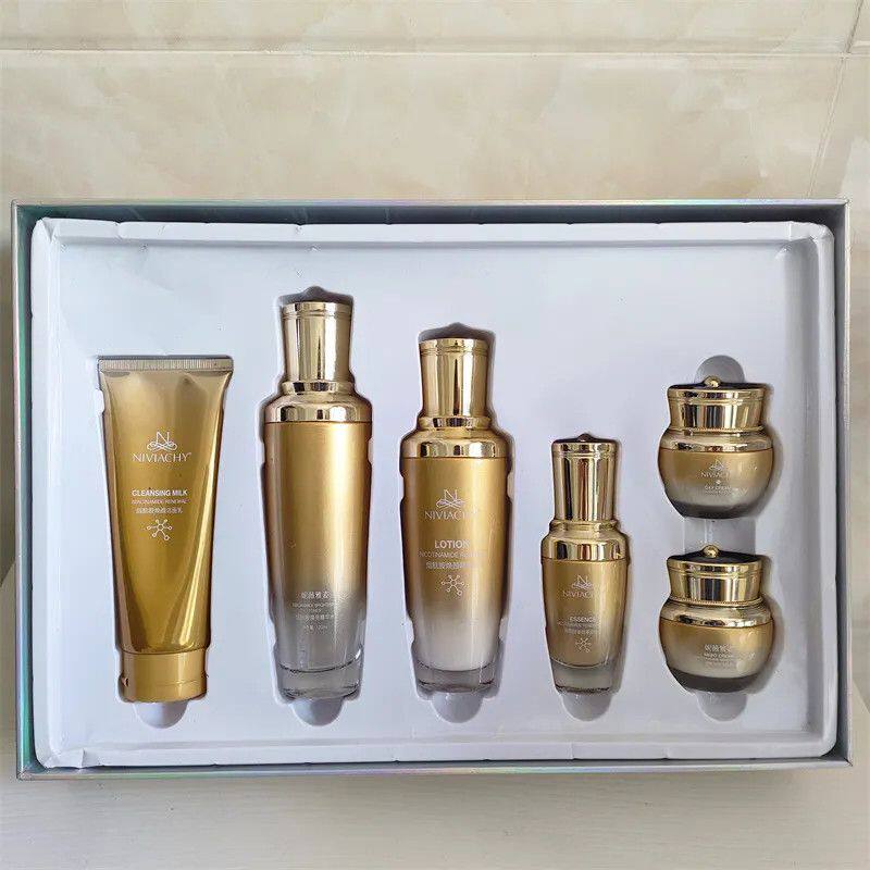 妮薇雅姿维大白套正品水真白烟酰胺焕亮婴儿肌套盒装洗面奶水乳霜
