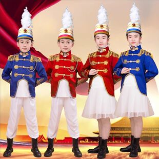 服升旗手幼儿仪仗队鼓号儿童军乐队演出服表演队管乐队中小学服装