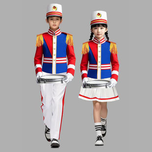 服装鼓号男女2025仪仗队队鼓号儿童服装表演新款服升旗手中小学队