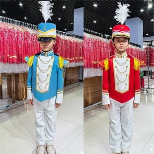 定做鼓号打鼓队队鼓号服饰订做深圳服定服饰鼓乐队表演女童男学生