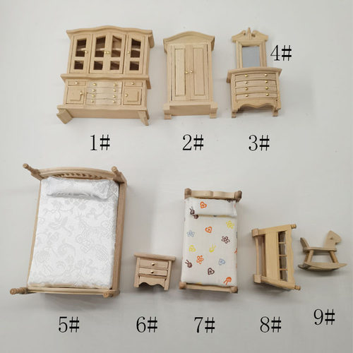 梦工坊迷你木制家具亲子活动材料