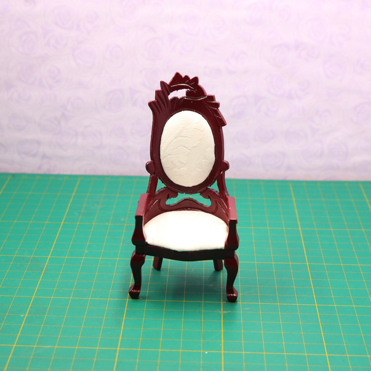 1:12 인형의 집 인형의 집 미니 나무 소형 ??가구 모델 손 싱글 의자 D151